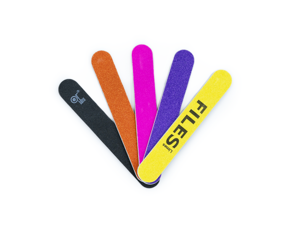 OR BLEU MINI PLASTIC NAIL FILES