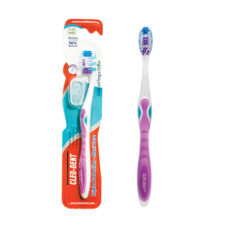CLEO-DENT TRIPLE PROTECTION-MAXICARE TOOTHBRUSH