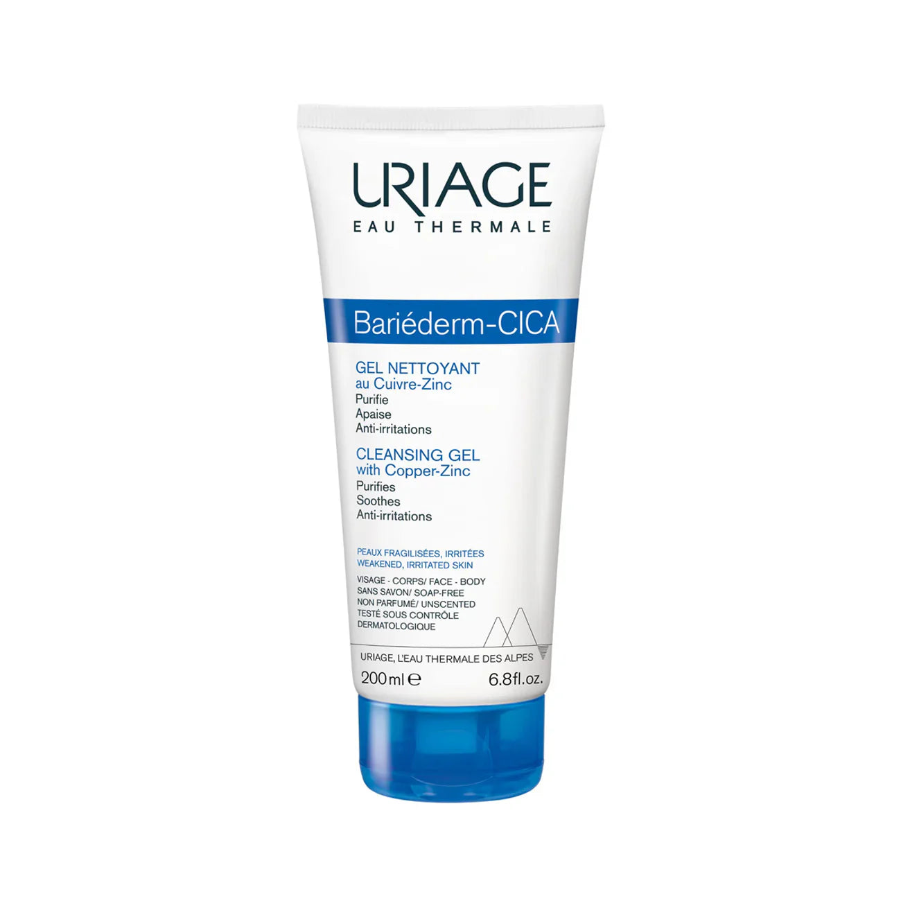 URIAGE BARIEDERM CICA GEL NETTOYANT 200ML