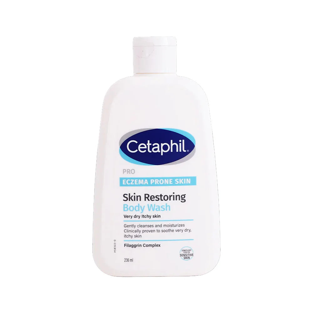 CETAPHIL PRO ECZEMA-PRONE SKIN RESTORING BODY WASH 236 ML