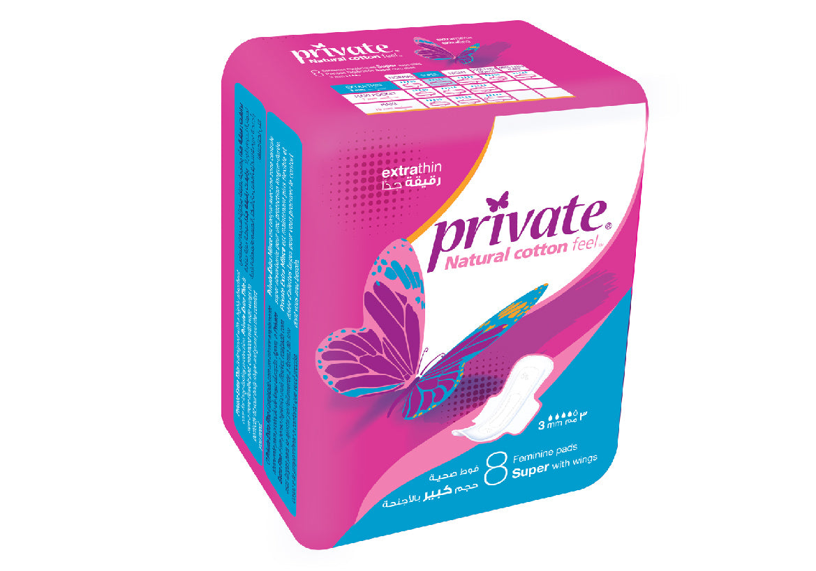 PRIVATE SUPER EXTRA THIN 8 PADS