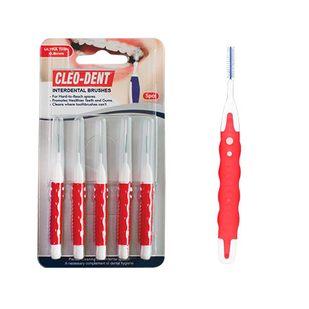 CLEO-DENT INTERDENTAL BRUSHES 0.6MM