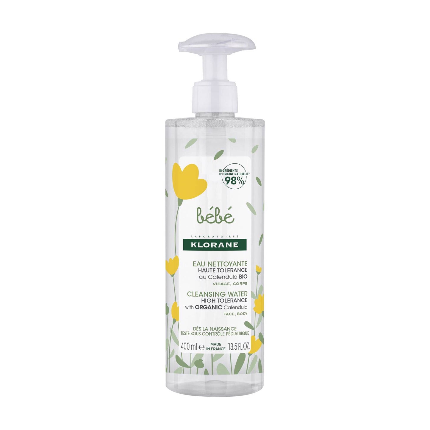KLORANE BABY NO RINSE CLEANSING WATER - 500ML