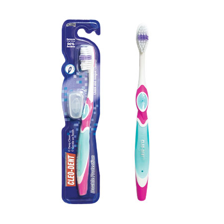 CLEO-DENT DEEP CLEAN MEDIUM TOOTHBRUSH