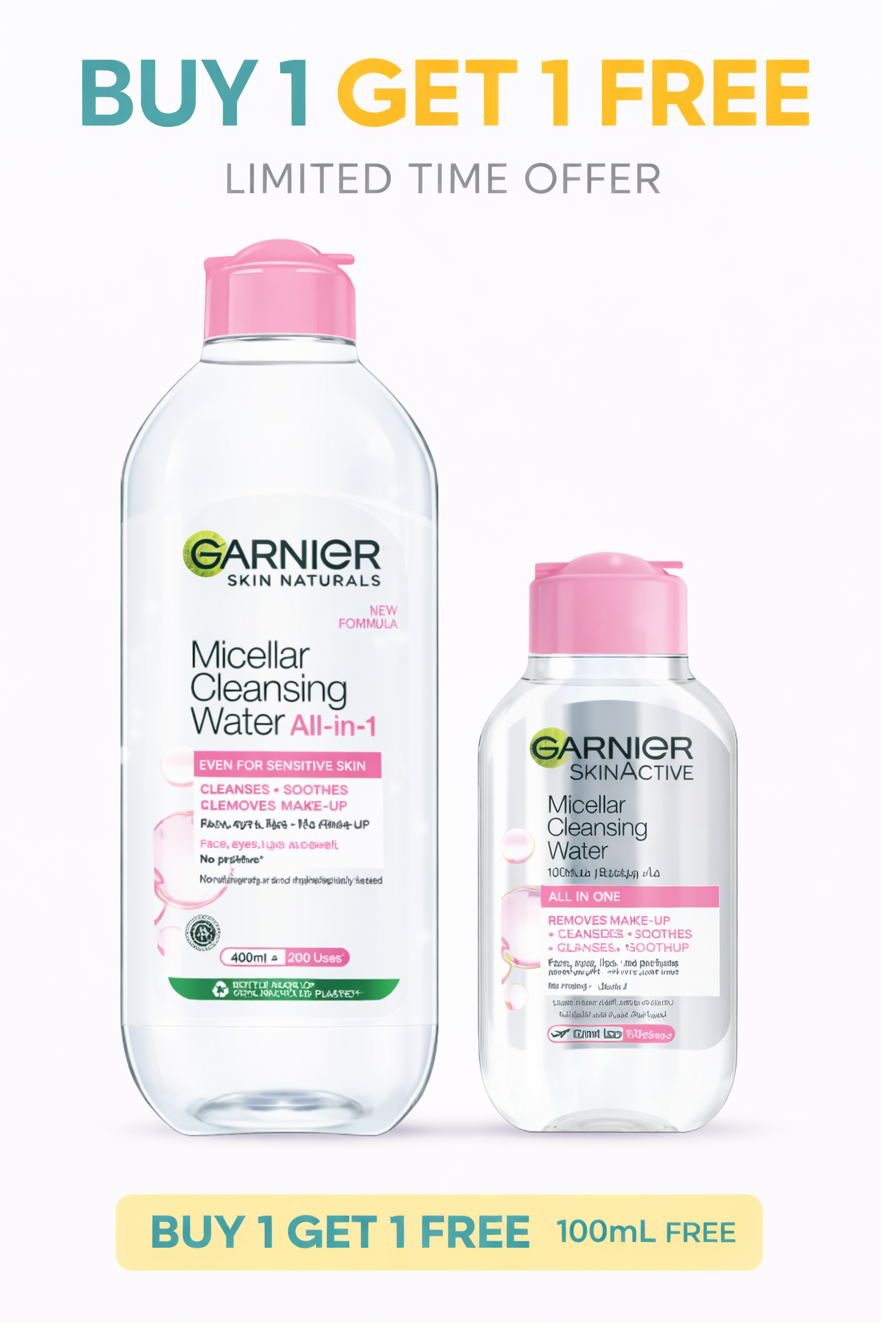 GARNIER MICELLAR WATER 400ML +100ML FREE
