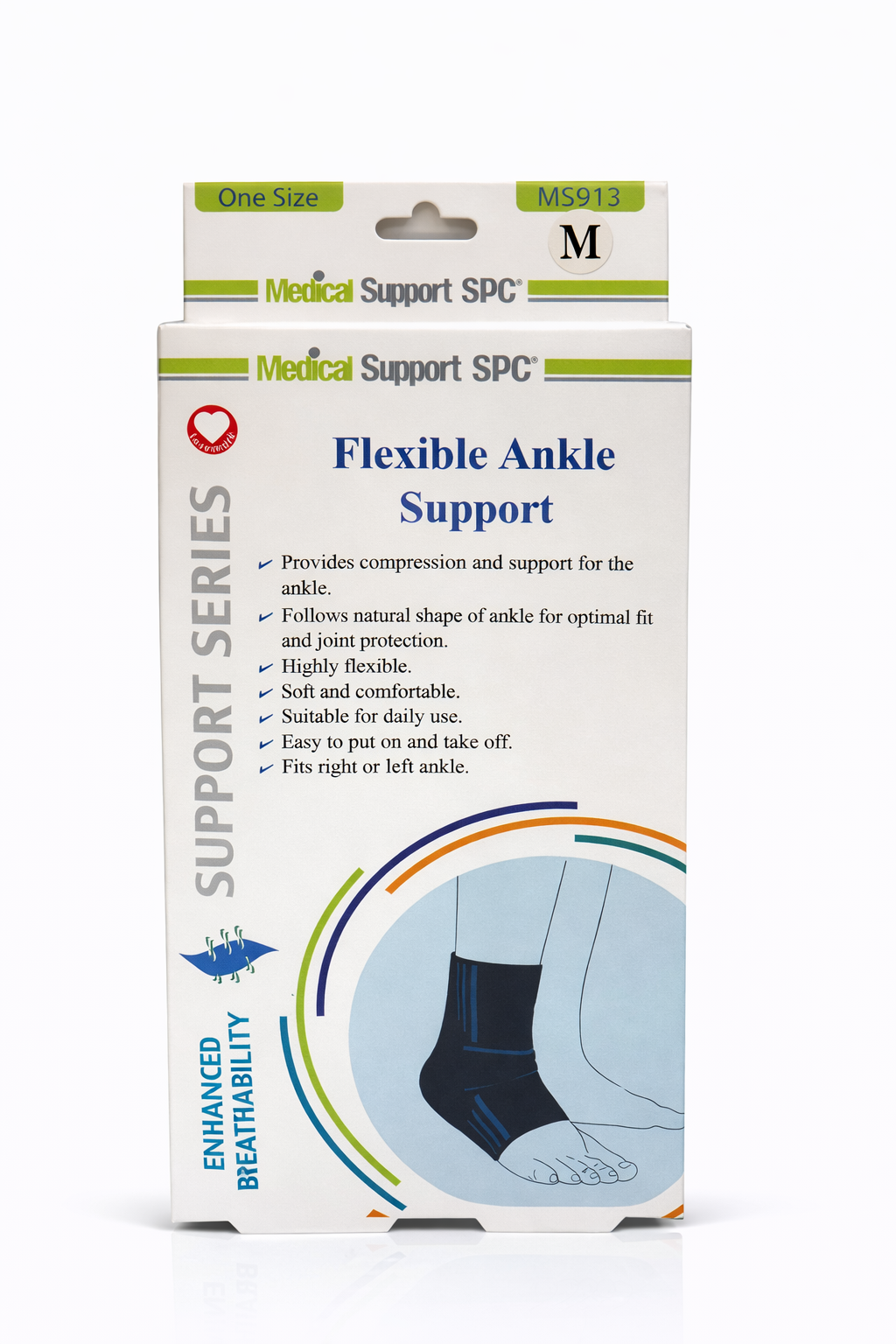 MEDICAL SUPPORT FLEXIBLE ANKLE