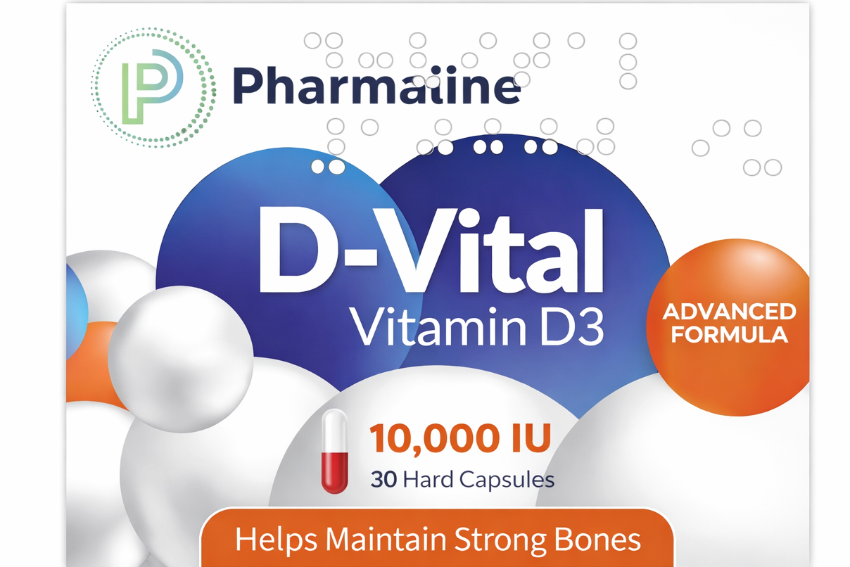 D-VITAL VT D3 10,000IU 30 CAPS