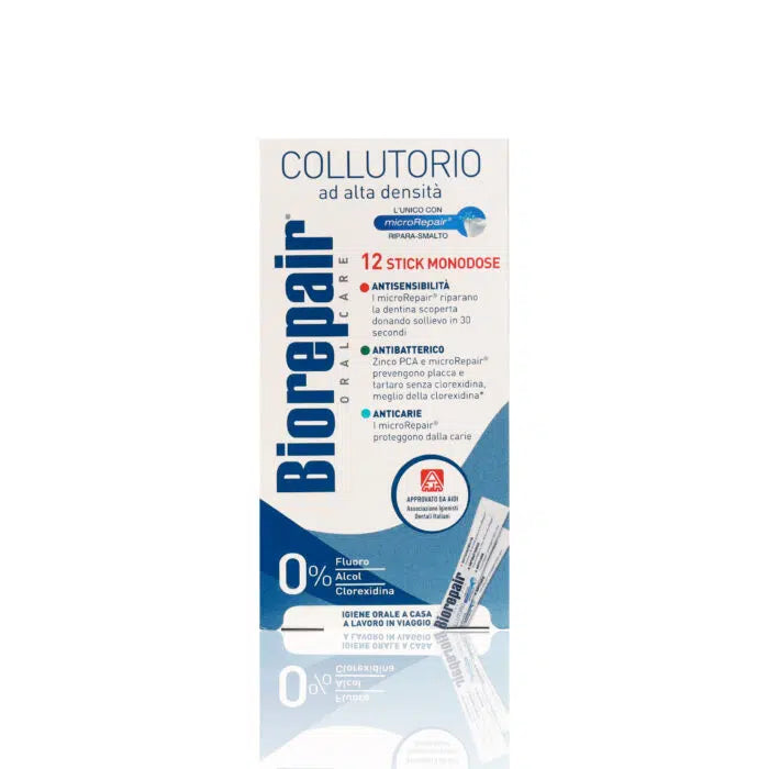 BIOREPAIR MOUTHWASH TRIPLE ACTION-12 STICKS-TRAVEL PACK