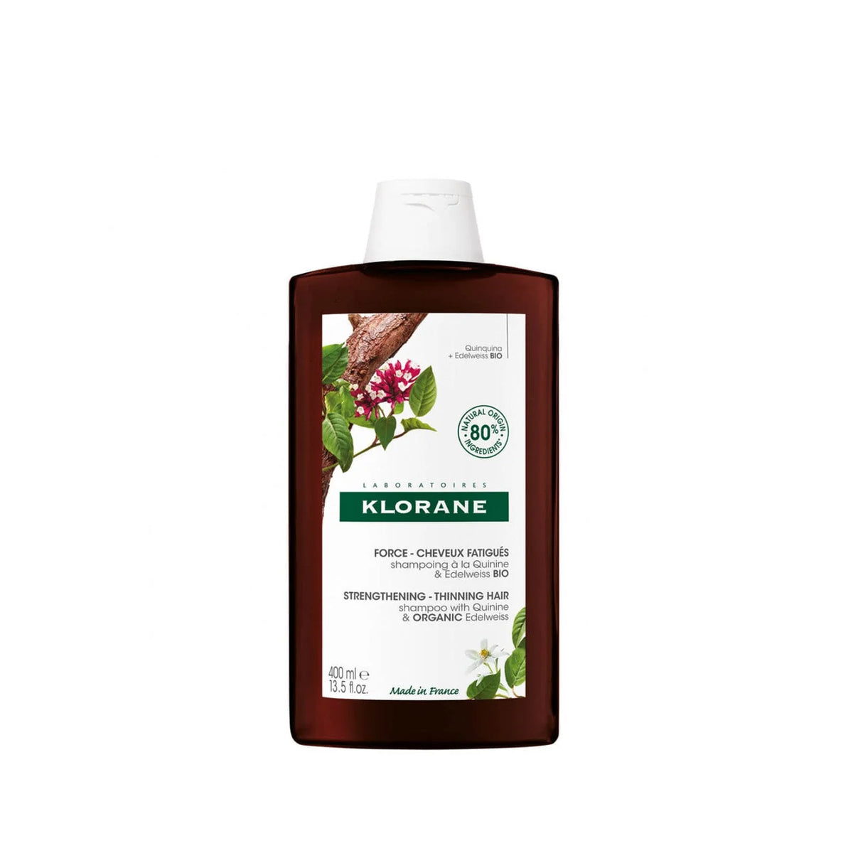 Klorane Strengthening Shampoo with Quinine & Organic Edelweiss 200 ml