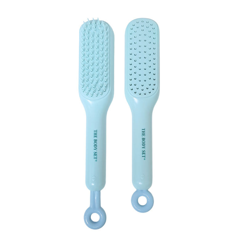 THE BODY SET SELF CLEANING HAIR BRUSH