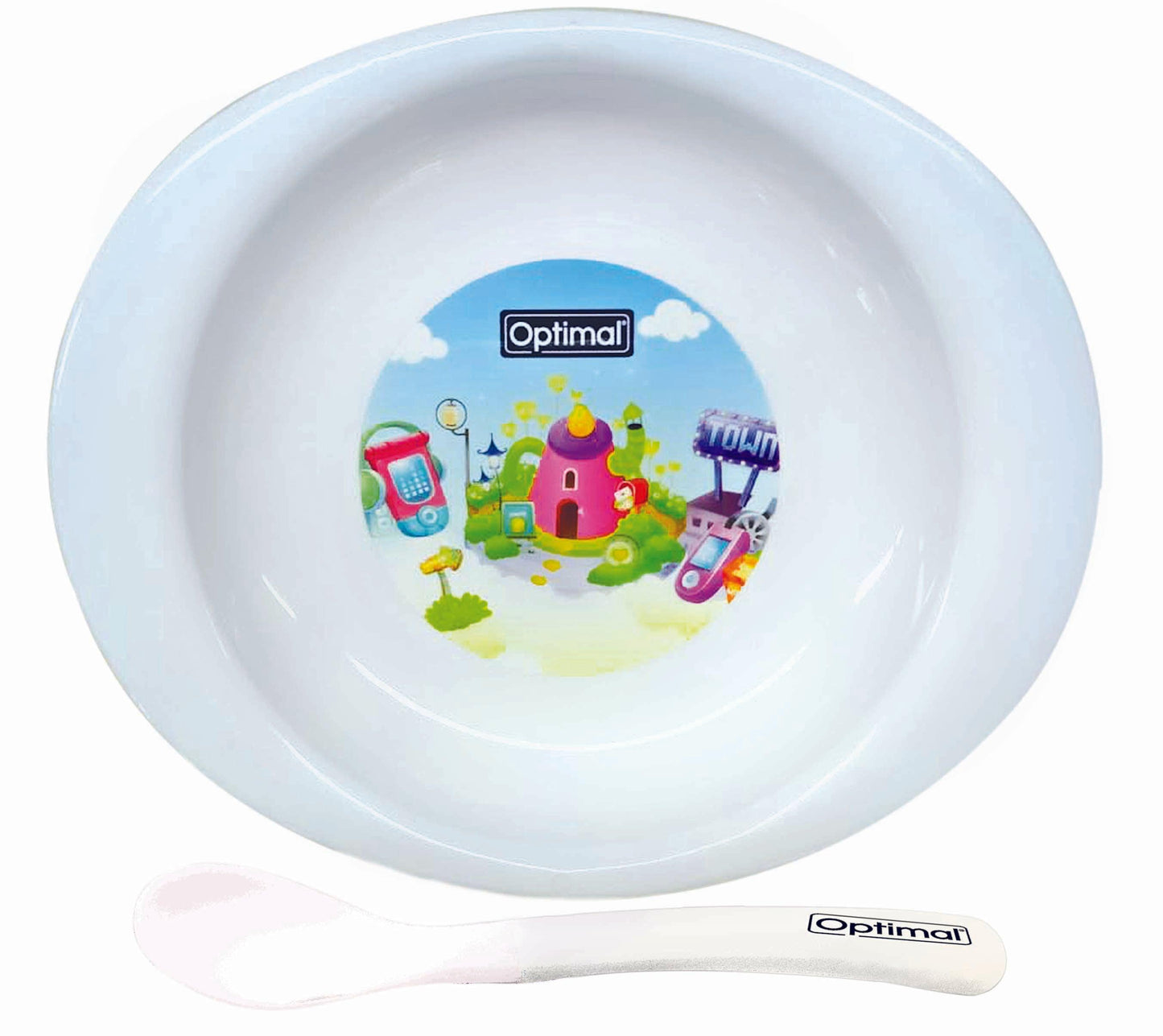 OPTIMAL BABY FEEDING SET WHITE
