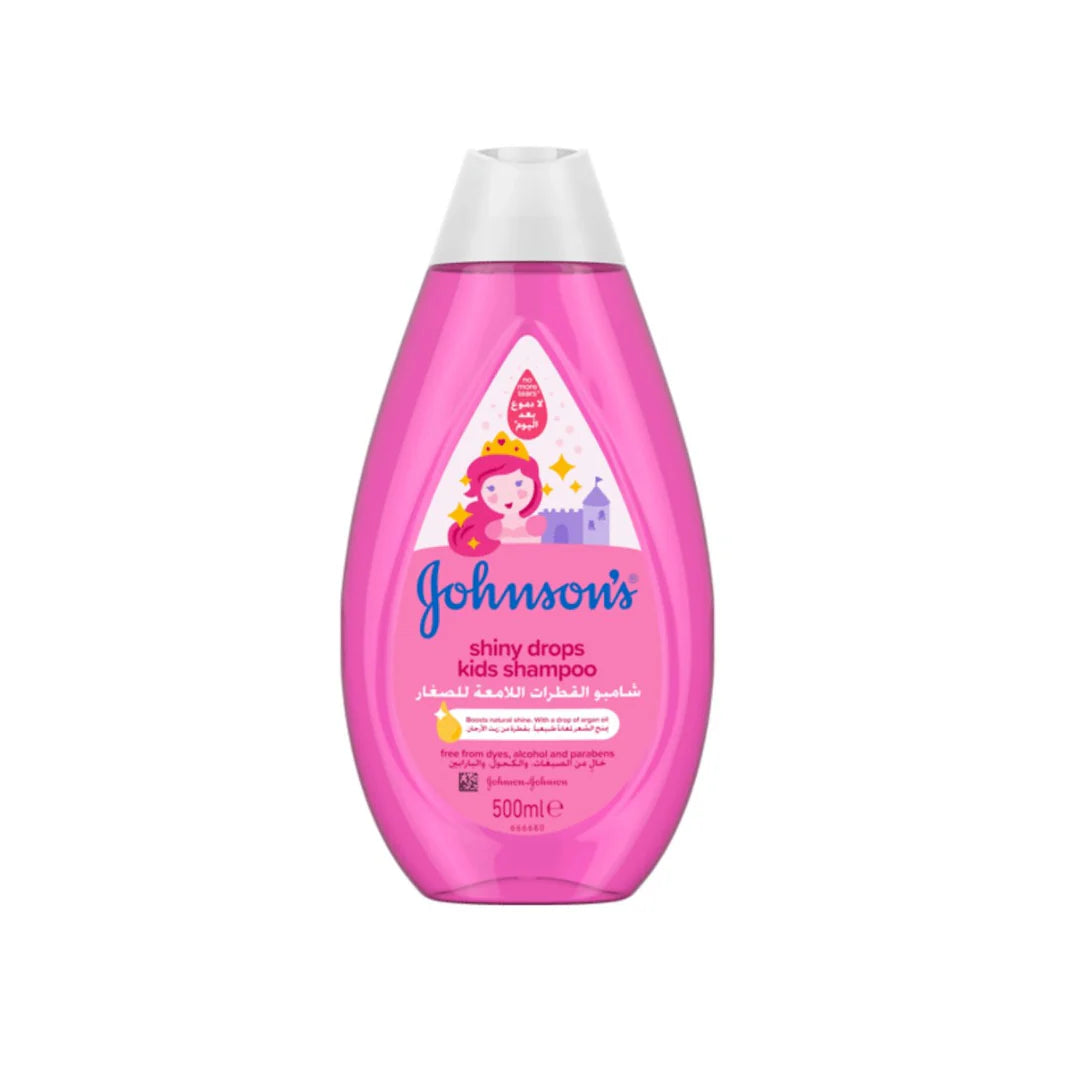 JOHNSONS SHINY DROPS KIDS SHAMPOO 500ML