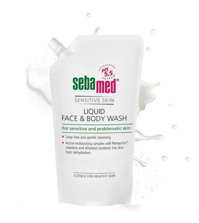 SEBAMED LIQUID FACE & BODY WASH REFILL PACK 1000ML