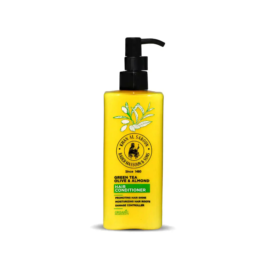 KHAN ELSABOUN GREEN TEA OLIVE & ALMOND CONDITIONER 250ML