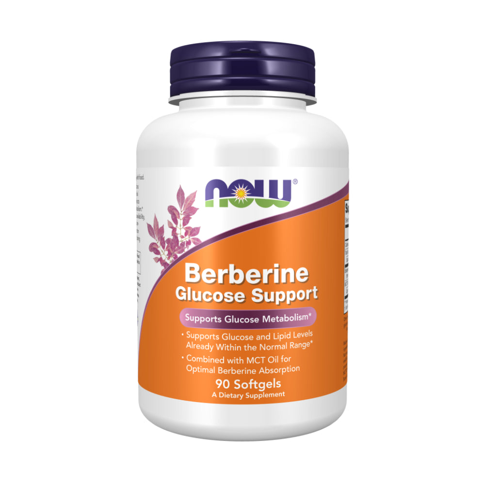 NOW BERBERINE GLUCOSE SUPPORT-90 SGELS