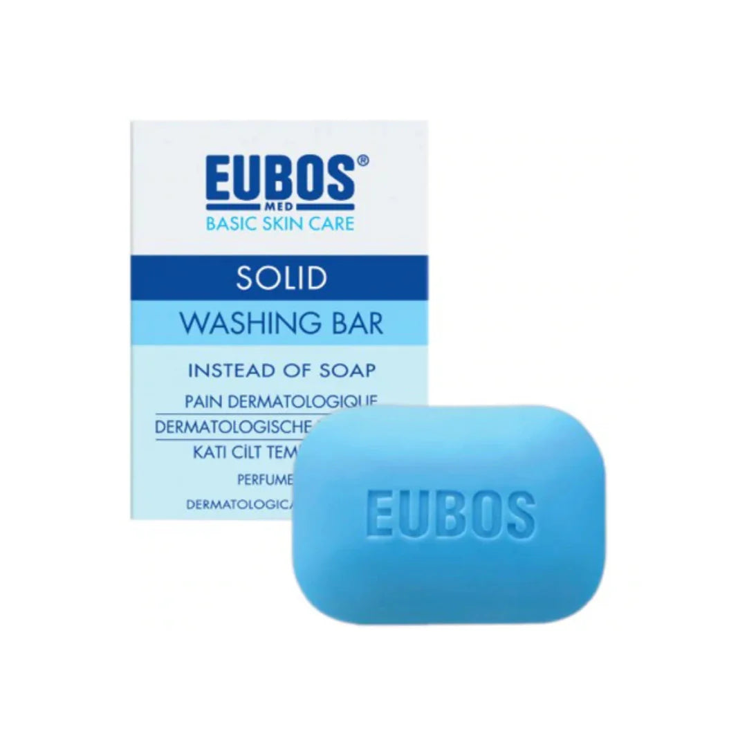 EUBOS SOLID WASHING BAR BLUE 125G