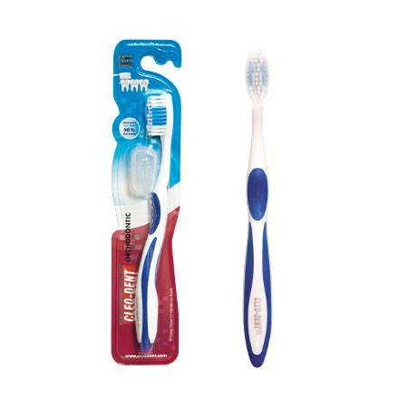 CLEO-DENT ORTHODONTIC TOOTHBRUSH