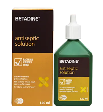 BETADINE ANTISEPTIC SOLUTION 120ML