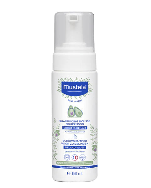 MUSTELA CRADLE CAP-FOAM SHAMPOO FOR NEWBORN 150Ml
