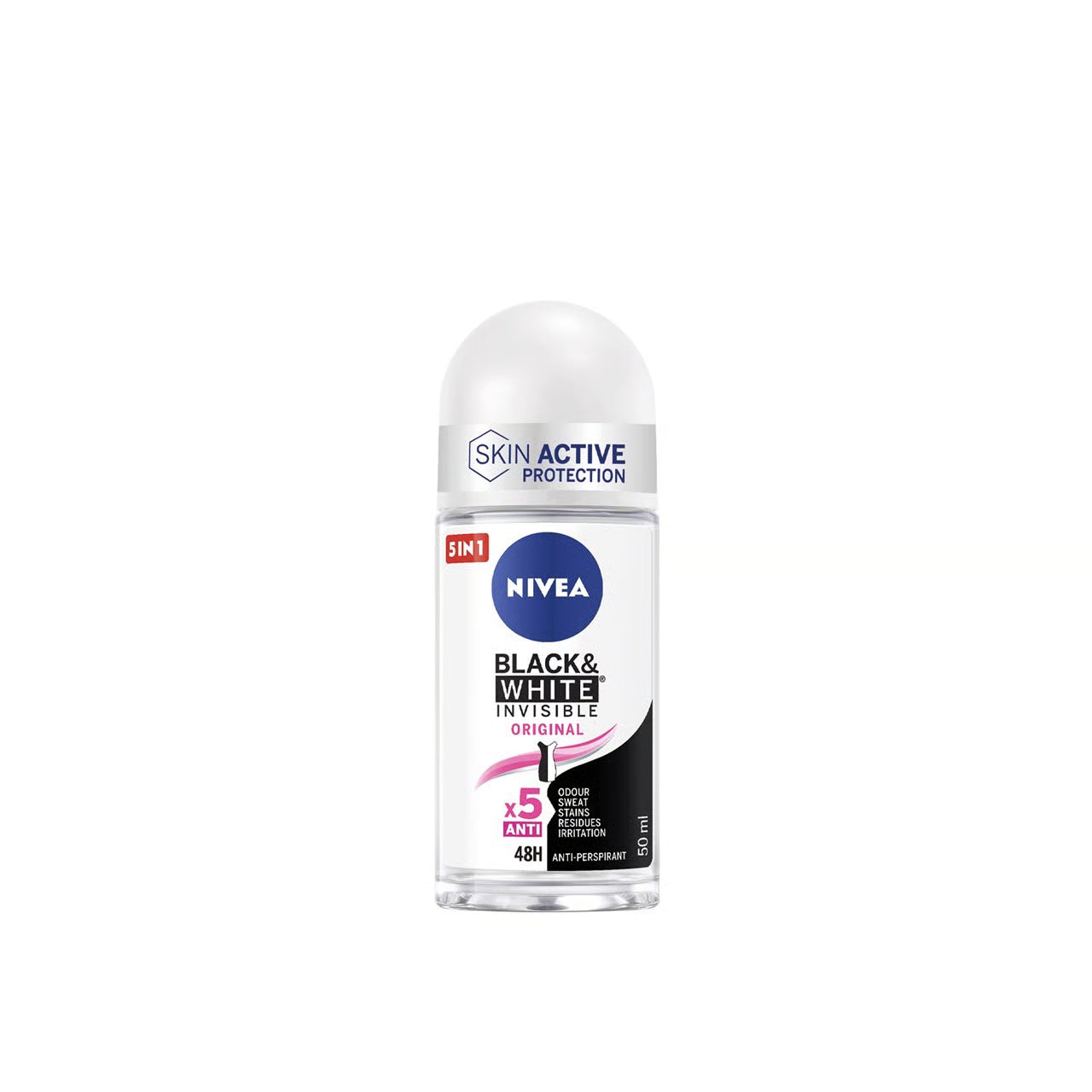 NIVEA ROLL WOMAN BLACK & WHITE 72H 50ML
