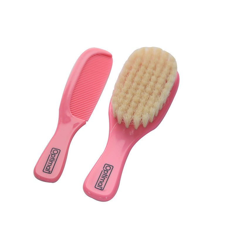 OPTIMAL HAIR BRUSH &COMB PINK