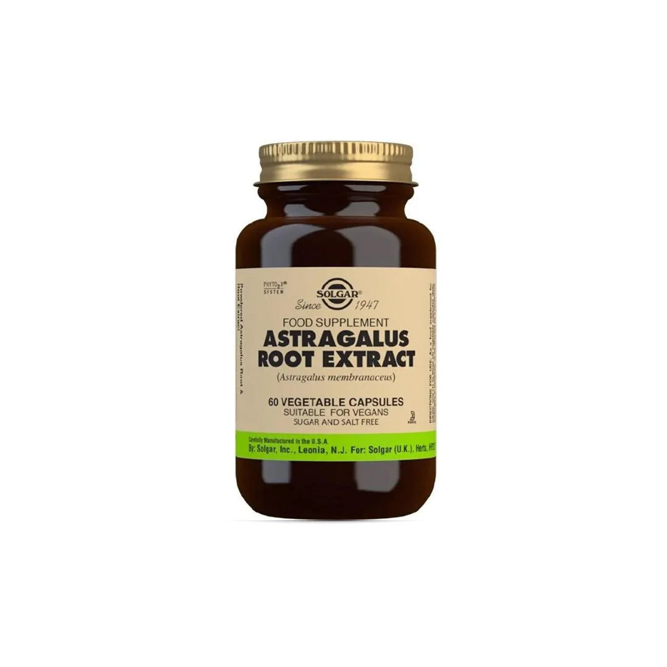 SOLGAR ASTRAGALUS ROOT EXTRACT VEGETABLE 60CAP