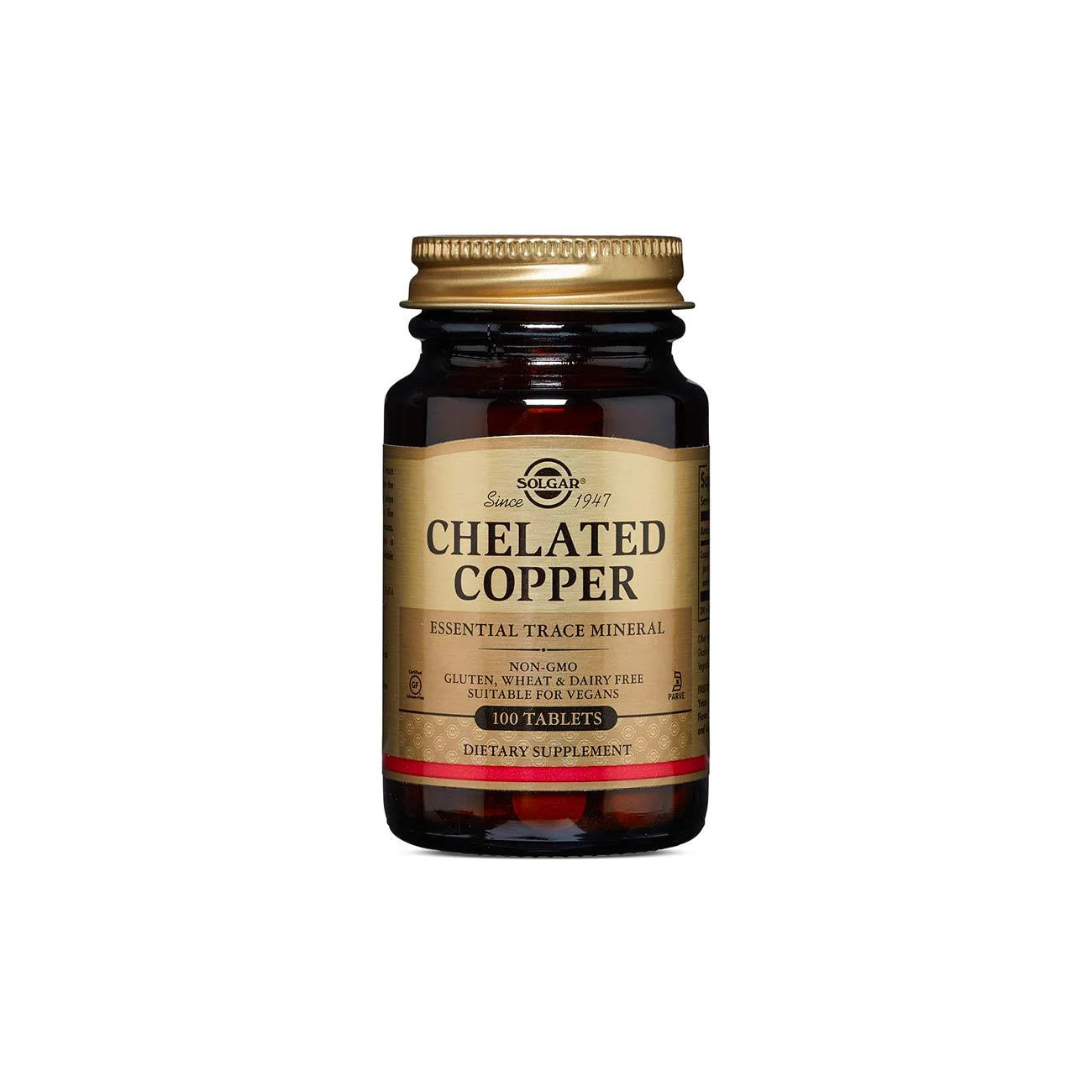 SOLGAR CHELATED COPPER 100TAB