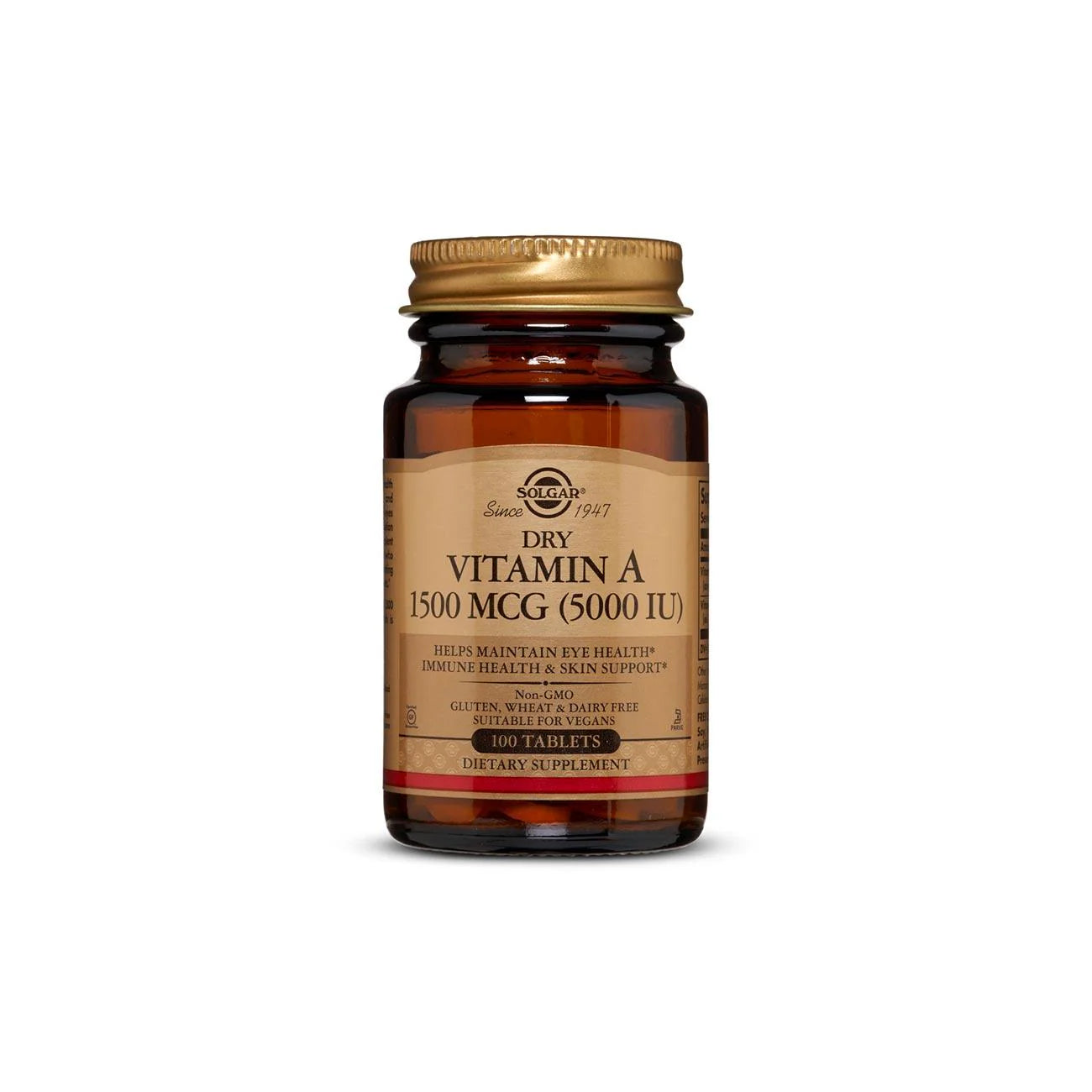 SOLGAR DRY VITAMIN A 1500MCG (5000 IU)