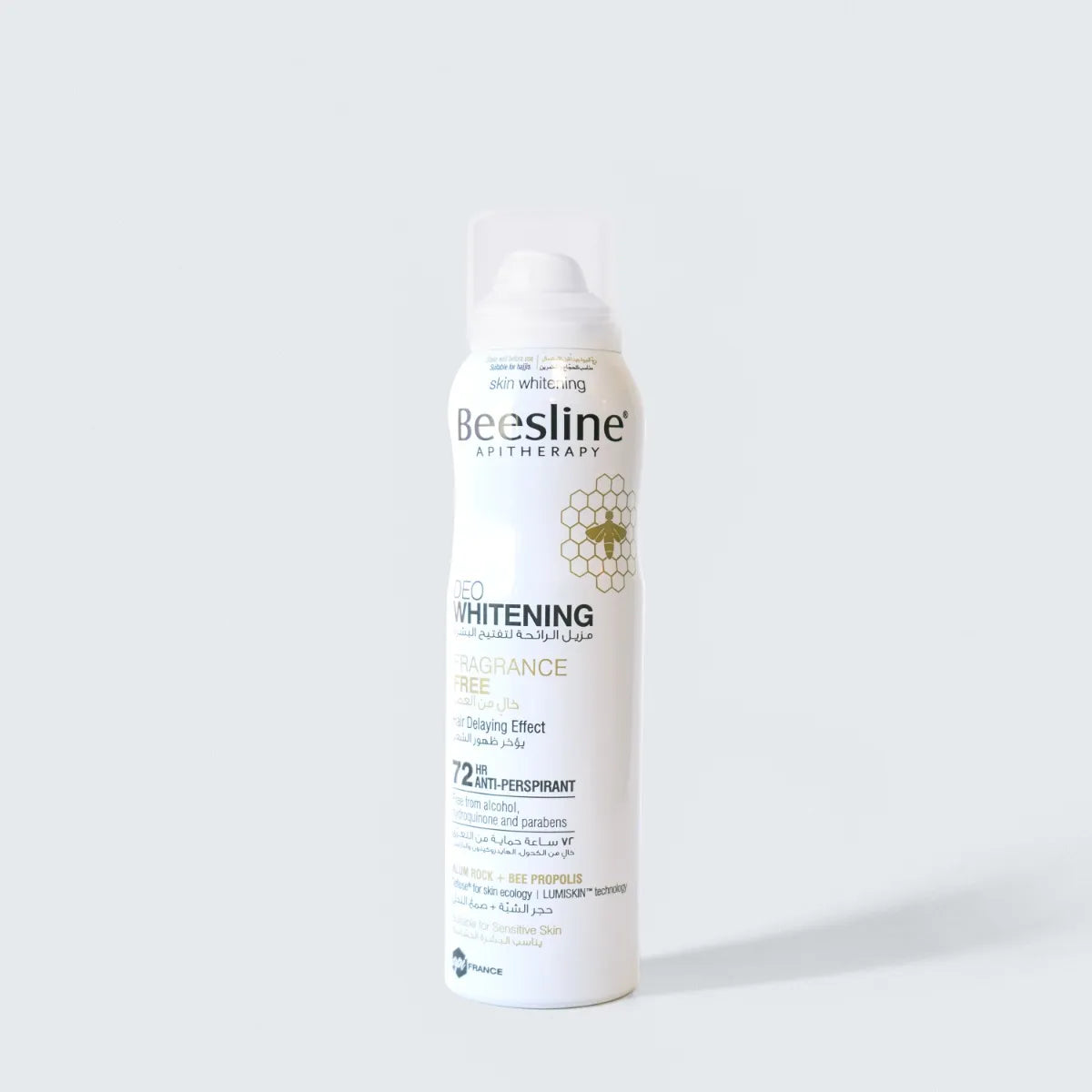 BEESLINE DEO WHITENING FRAGRANCE FREE 72H 150ML