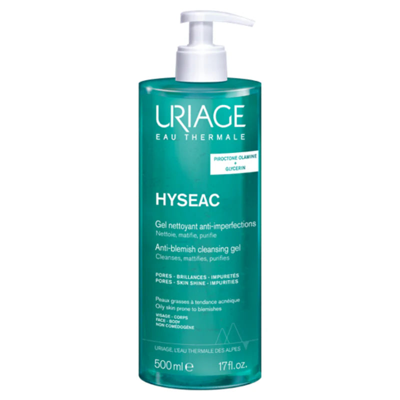 URIAGE HYSEAC 3 GEL NETTOYANT TUBE 500ML