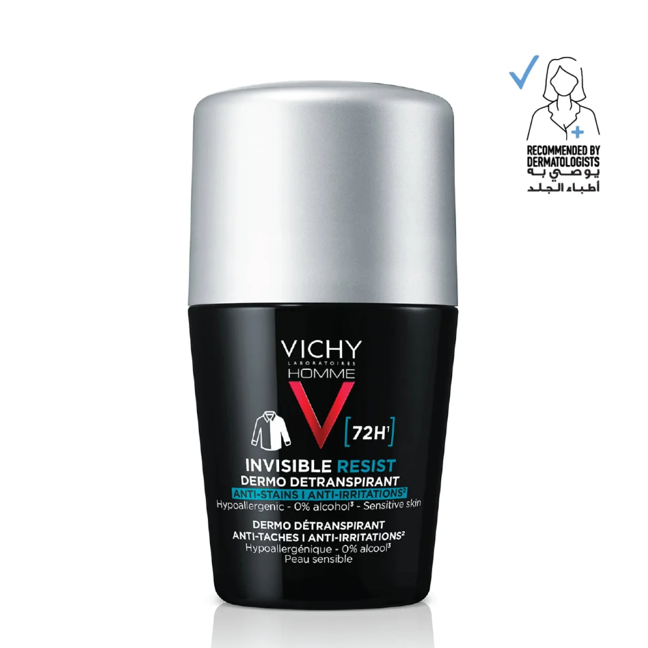 VICHY INVISIBLE RESIST DEODORANT FOR MEN 72H