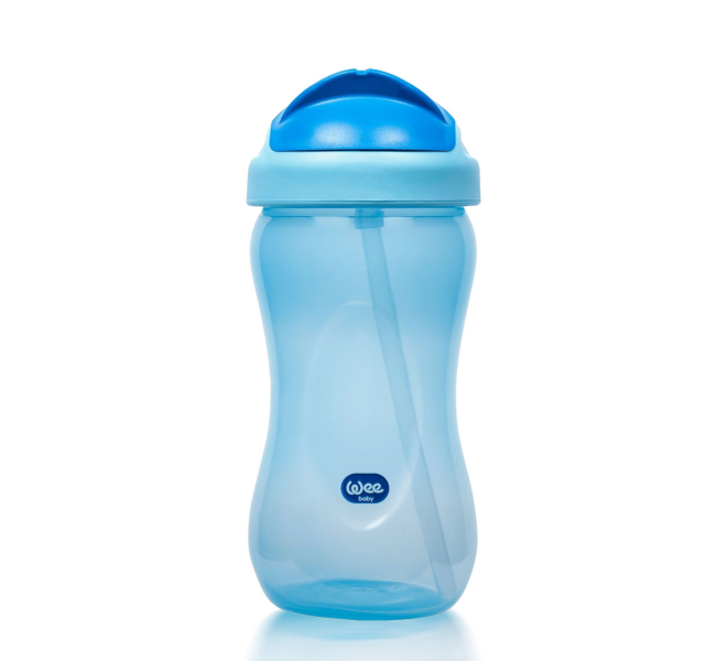 WEE BABY COLORFUL CUP WITH STRAW 350 ML 6M+