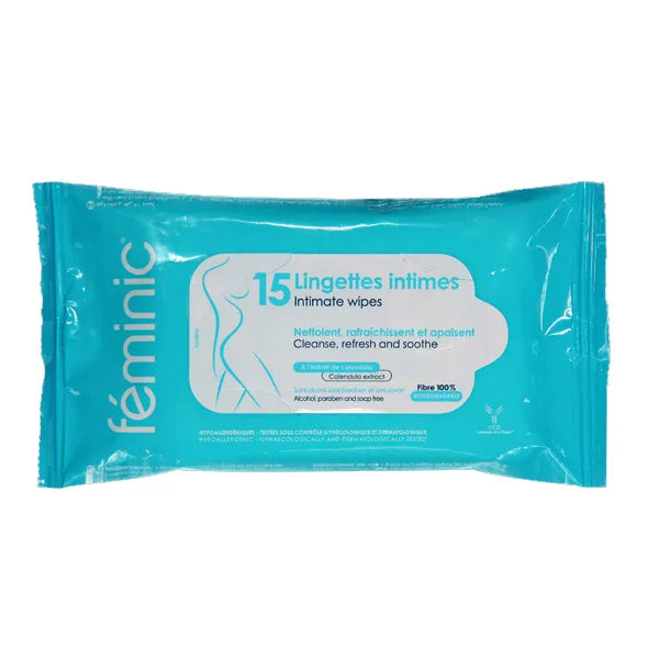 FEMINIC LINGETTES 15 LINGETTES