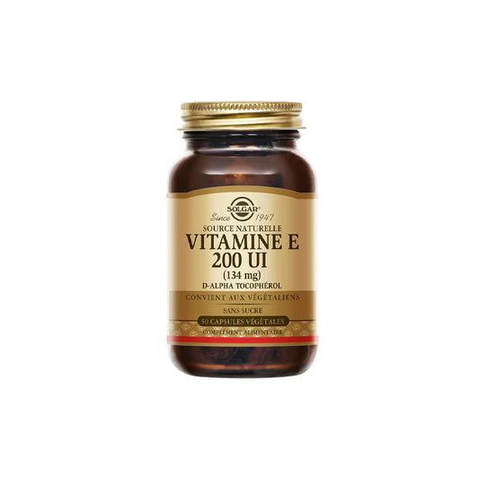 SOLGAR NATURAL SOURCE VITAMIN E 134MG 50CAP