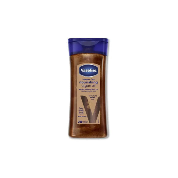 VASELINE ARGAN OIL SHIMMERY BODY OIL 200 ML
