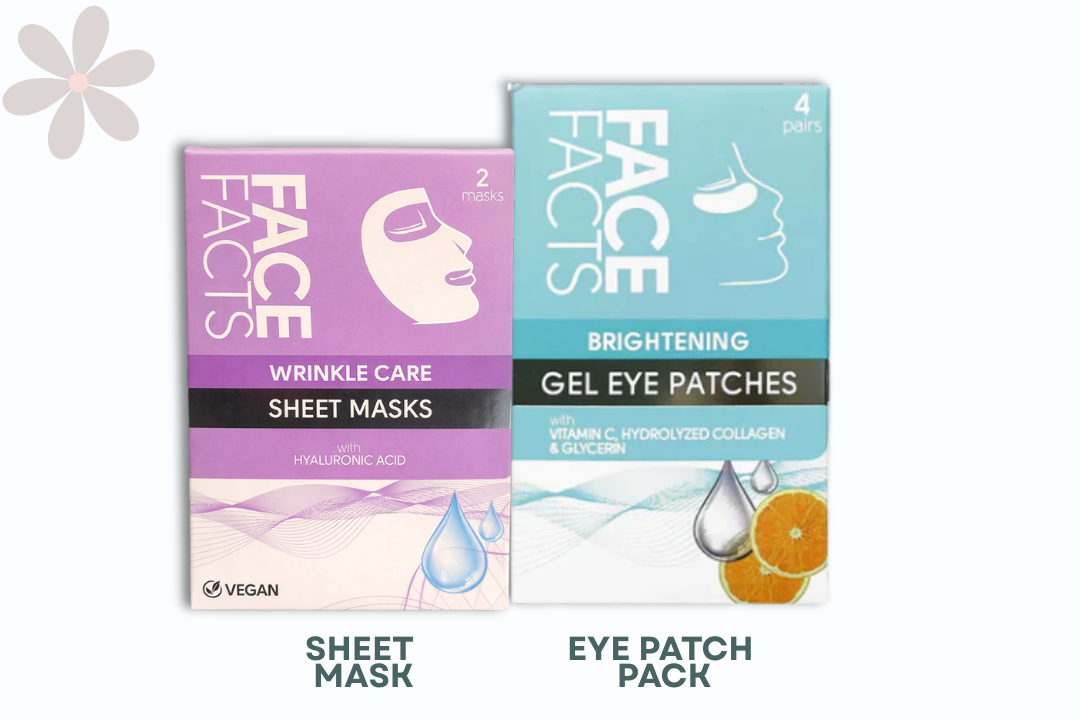 FACE SHEET MASK + EYE PATCH PACK