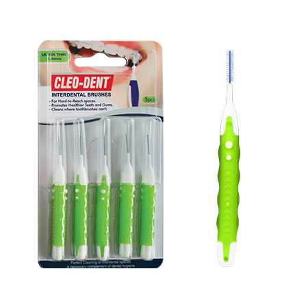CLEO-DENT INTERDENTAL BRUSHES 0.8MM