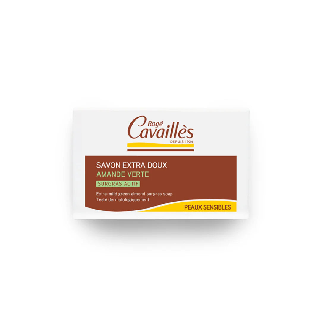 ROGE CAVAILLES EXTRA-MILD SURGRAS SOAP GREEN ALMOND 150G