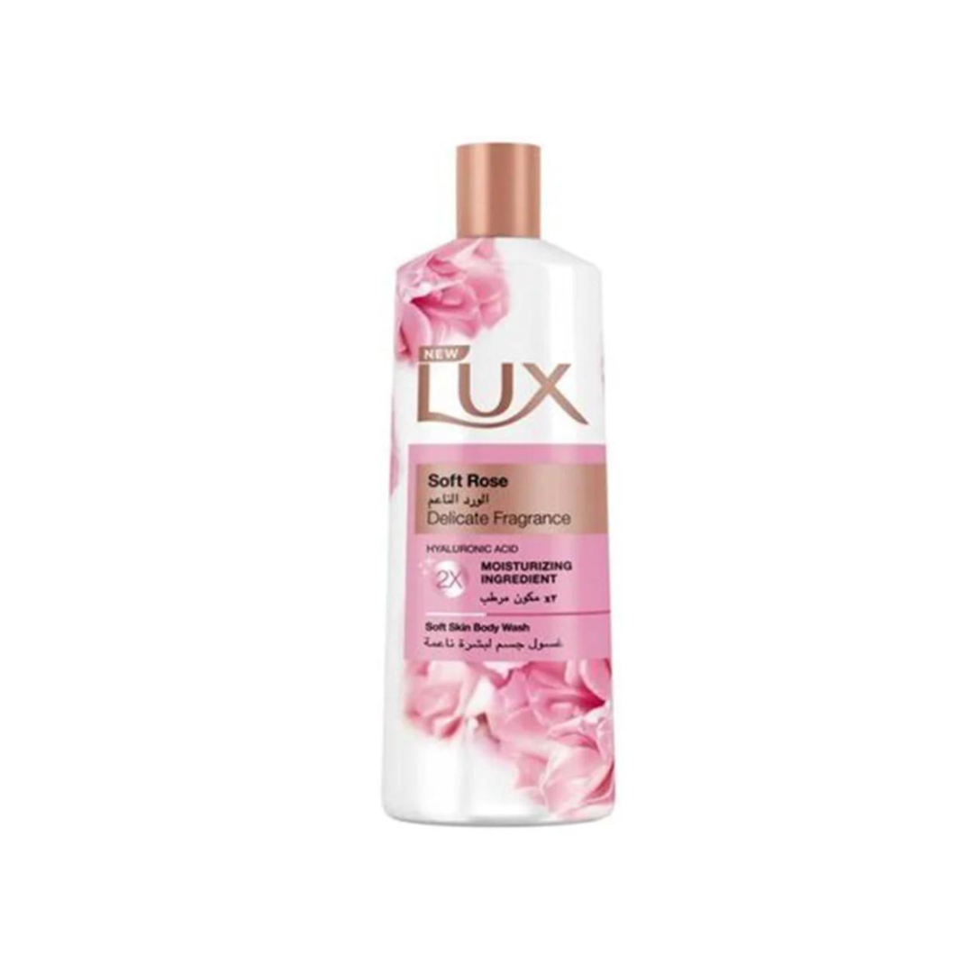 LUX BODY WASH SOFT ROSE 500ML
