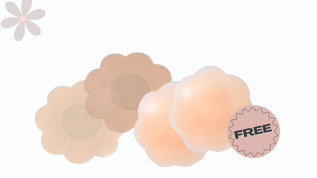 BUY 1 GET 1 FREE: x6 PAIRS BRALESS NIPPLE COVERS