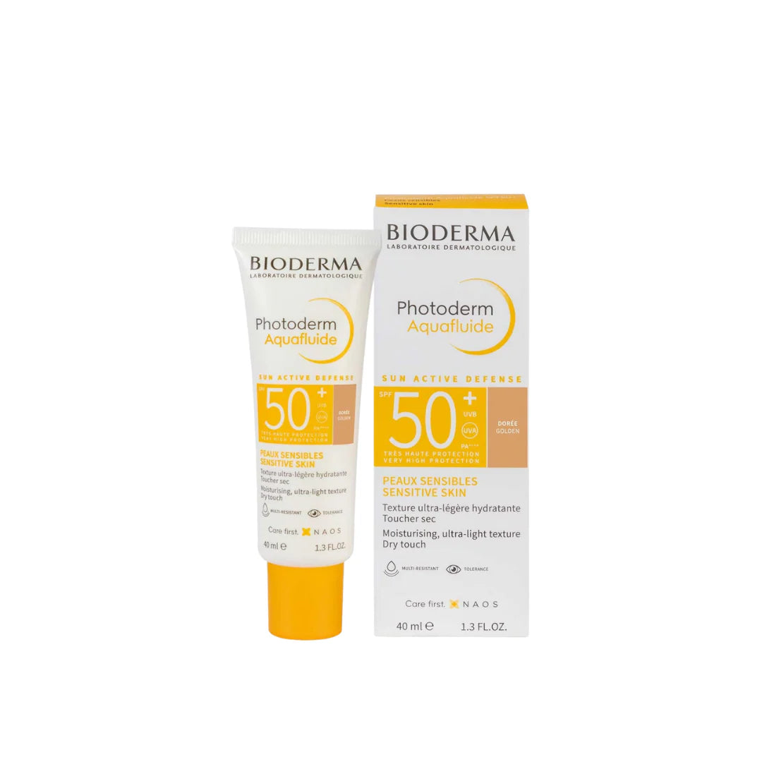 BIODERMA PHOTODERM AQUAFLUIDE TEINTÉE DORÉE SPF50+ 40ML