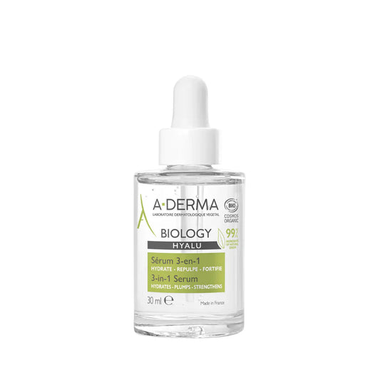 A-DERMA BIOLOGY HYALU 3-IN-1 SERUM WITH HYALURONIC ACID 30ML