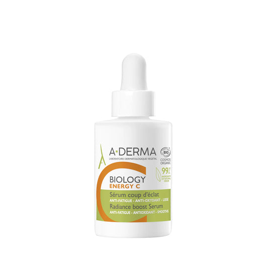 A-DERMA BIOLOGY ENERGY C STABILIZED VITAMIN C SERUM 30ML