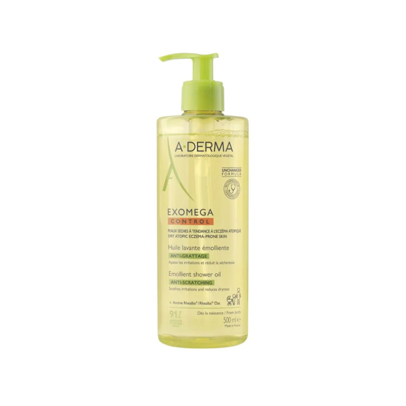 ADERMA EXOMEGA EMOLLIENT CLEANSING OIL 500ML