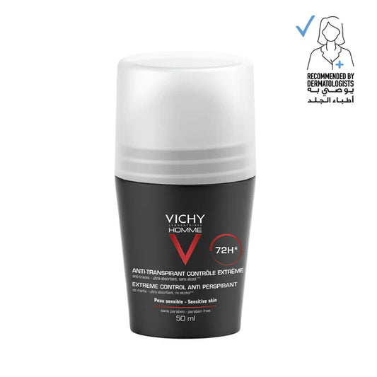 VICHY HOMME 72 HOUR DEODORANT ANTI PERSPIRANT SOOTHING EFFECT FOR MEN 50ML