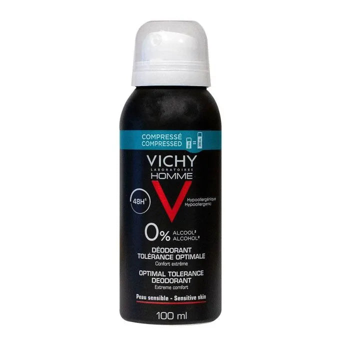VICHY HOMME 48 HOUR ANTI-PERSPIRANT OPTIMAL TOLIRANCE SPRAY FOR MEN 125ML
