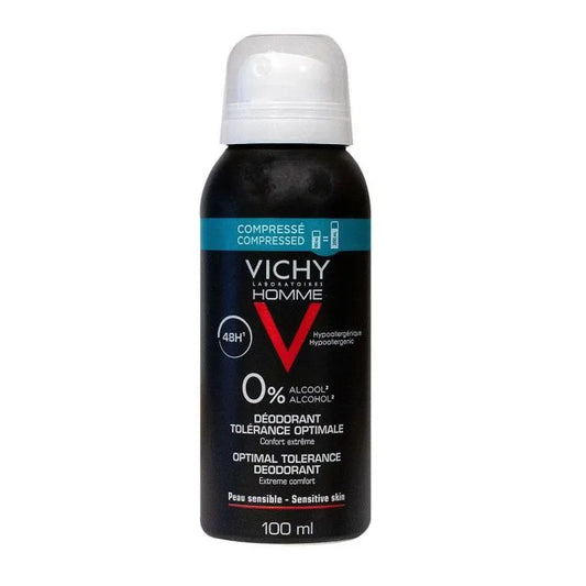 VICHY HOMME 48 HOUR ANTI-PERSPIRANT OPTIMAL TOLIRANCE SPRAY FOR MEN 125ML