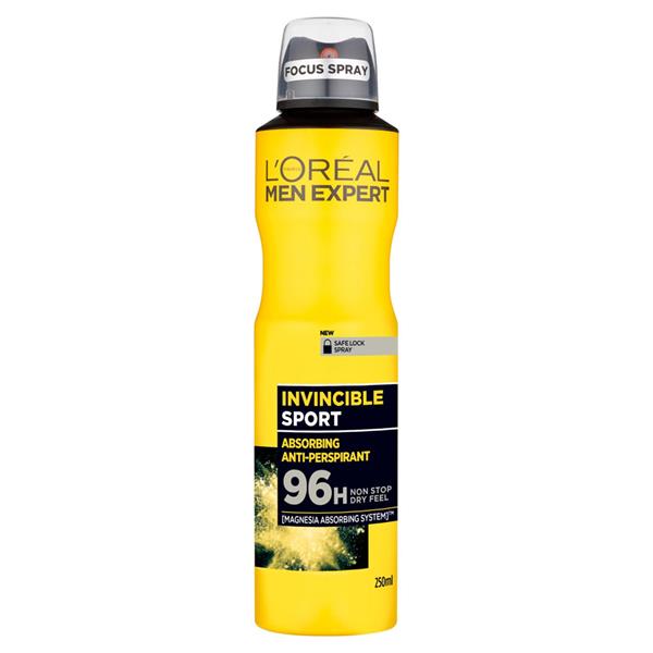 LOREAL DEO INVINCIBLE SPORT 96H 250ML