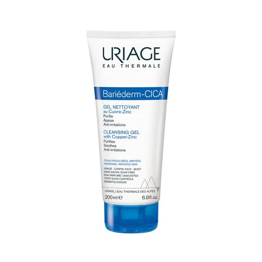 URIAGE BARIEDERM CICA GEL NETTOYANT 200ML