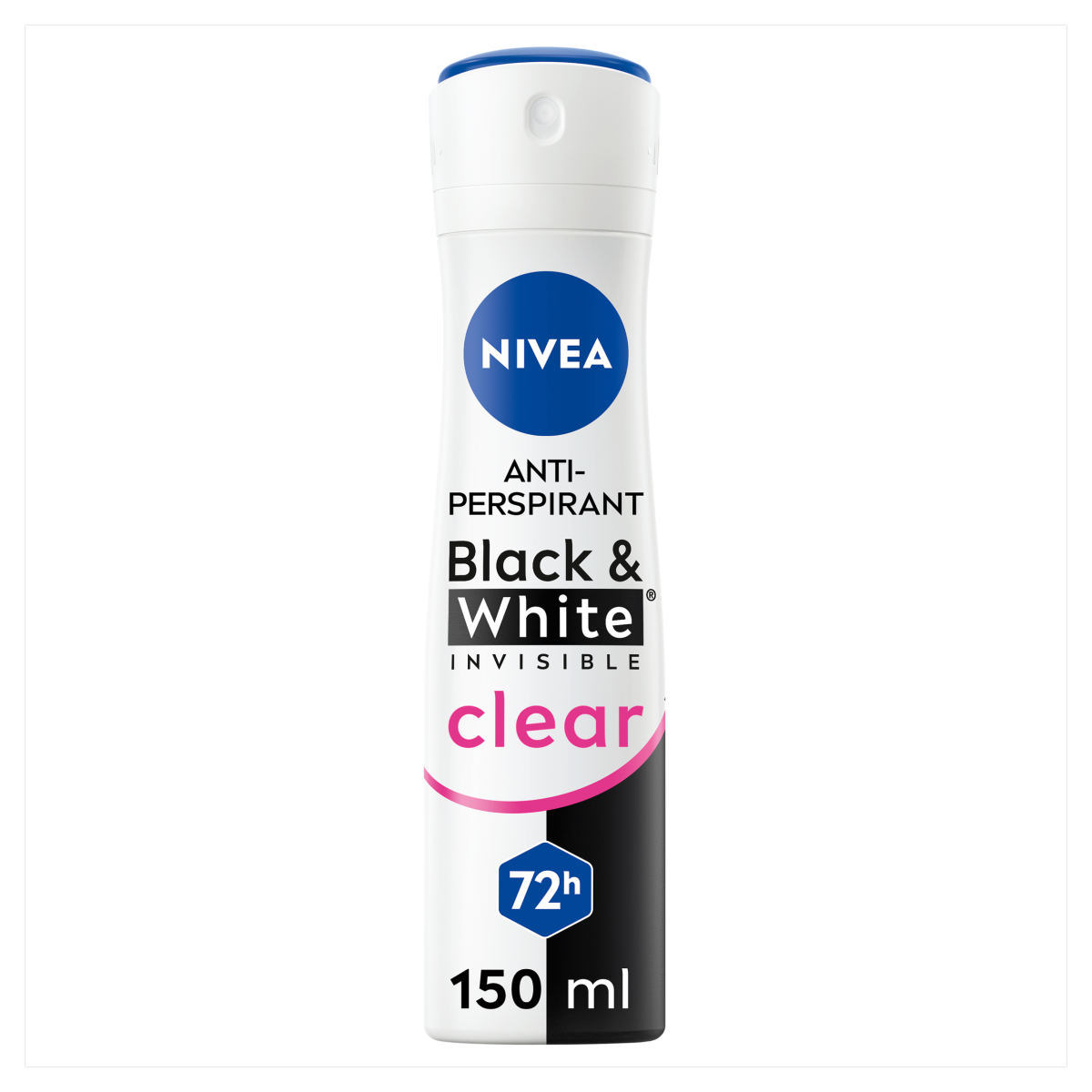 NIVEA DEO WOMAN BLACK & WHITE CLEAR 72H 150ML